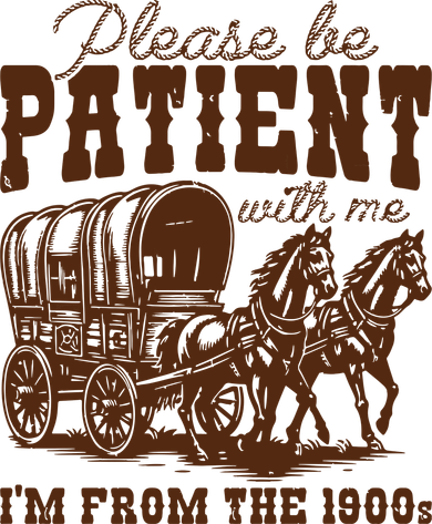 Please Be Patient With Me IM From The 1900s Kids Sweatshirt