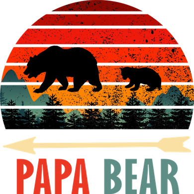 Papa Bear Kids T-Shirt