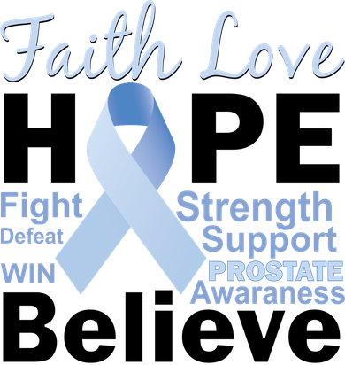 Prostate Cancer Awareness Faith Hope Sweatshirt