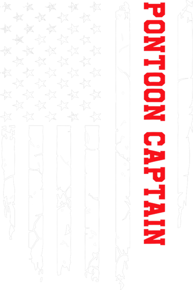 Pontoon Captain American Flag Pontooning Pontoon Boating Kids Sweatshirt