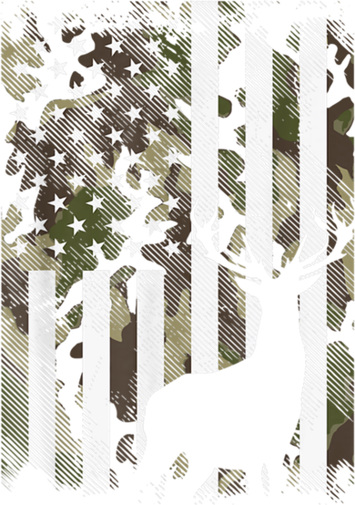 Patriotic Camo American Flag Deer Hunter Hunting Gift Doddie Hoodie