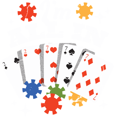 I'm All In Poker Cards Kids Long Sleeve Shirt
