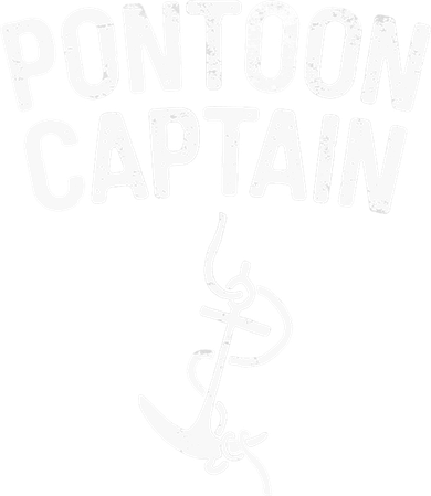Pontoon Captain Anchor Captain Skipper Women's Long Sleeve Shirt