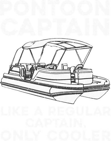 Pontoon Captain Boat Owner Women's Hoodie