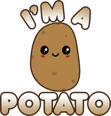 Potato Costume Cute Kawaii Style Smiling IM A Potato Women's Tank Top