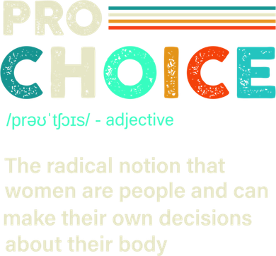 Pro Choice Definition Feminist Women's Rights Retro Vintage Gift Backpack