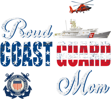 Proud Coast Guard Mom Gift U S Coast Guard Veteran Military Gift Polo