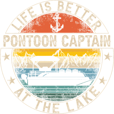 Pontoon Captain Life Is Better At The Lake Toddler Hoodie