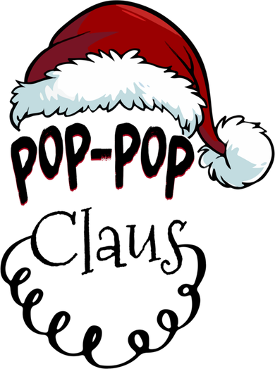 Poppop Claus New Christmas Santa Claus Gift Hat