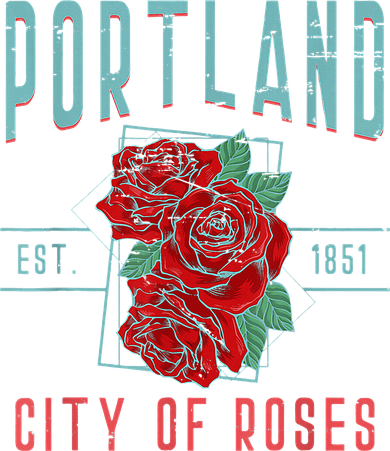 Portland City Of Roses Oregon Pdx Coaster