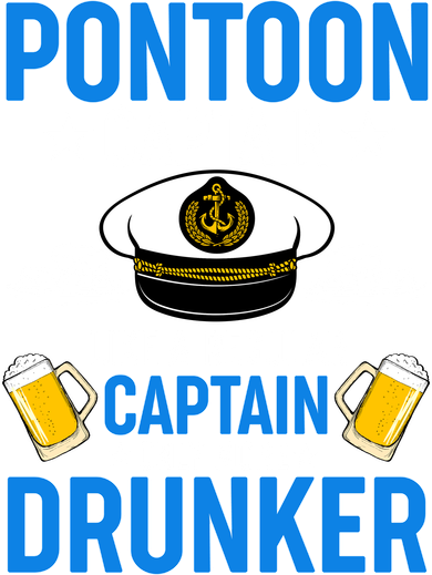 Pontoon Captain Like A Regular Captain Only More Drunker Beer Kids Sweatshirt