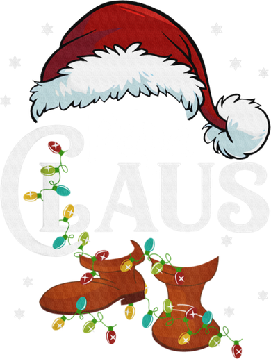 Papa Claus Santa Hat Matching Christmas Family Group Women's Long Sleeve Shirt