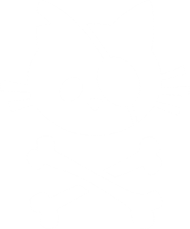 Pirate Cat Skull Cat Toddler T-Shirt