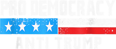 Pro Democracy Anti Trump Women's Sweatshirt