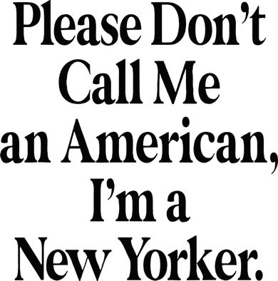Please DonT Call Me An American IM A New Yorker Kids Sweatshirt