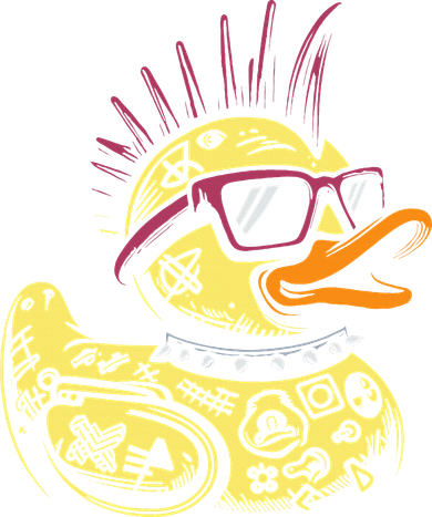 Punk Duck Duckling Punk Rocker Women's T-Shirt