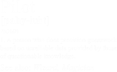 Pilot Definition Coaster
