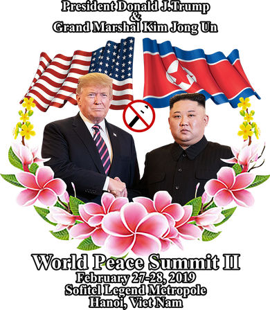 President Donald J Trump Grand Marshal Kim Jong Un World Peace Summit Ii Kids Sweatshirt