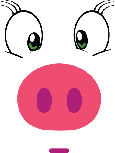 Piggy Design Pig Face Coffee Mug