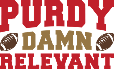 Purdy Damn Relevant San Francisco Football Kids Hoodie