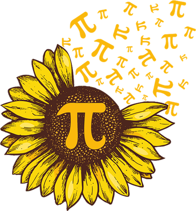 Pi Day Sunflower Floral Flower Hat