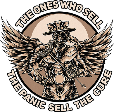 Plague Doctor The Ones Who Sell the Panic Sell the Cure Kids Sweatshirt