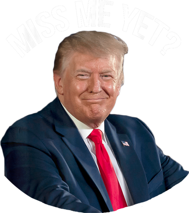 President Donald Trump Miss Me Yet Funny Political 2024 Women's Dry Zone Grid Polo
