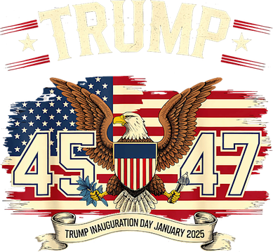President Donald Trump Inauguration Day 2025 Memorabilia America Flag Design Women's Long Sleeve Shirt