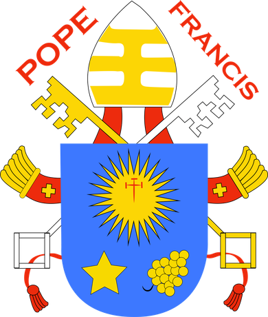 Pope Francis Emblem Christianity Ornament
