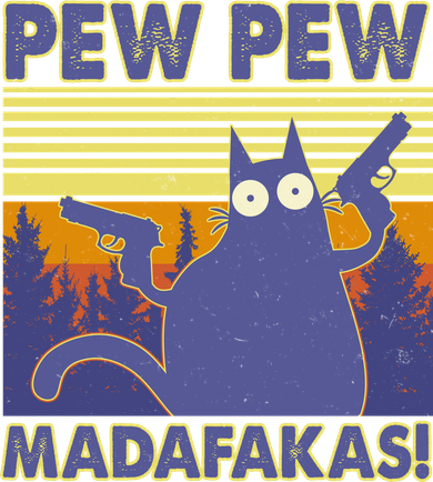 Funny Pew Pew Madafakas Coaster