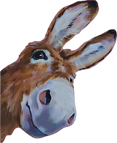 Peachbruh Funny Donkey Art Donkey Head Smile Eagerly Donkey Doggie Tank