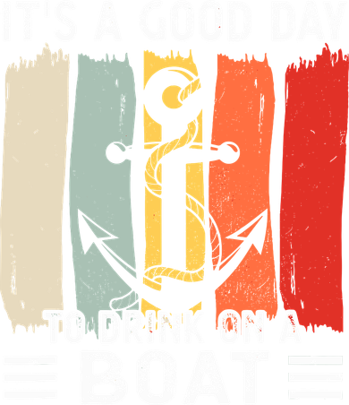 Pontoon Funny Drinking ItS A Good Day To Drink On A Boat Women's Long Sleeve Shirt