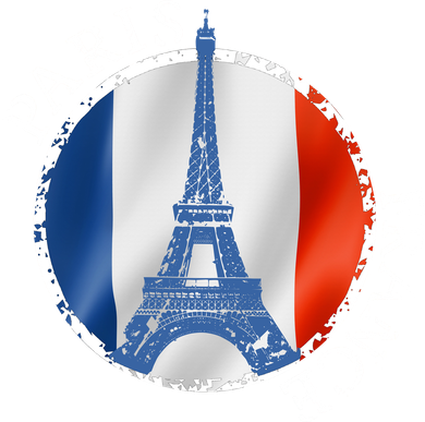 Paris France Peace Eiffel Tower Flag Toddler T-Shirt
