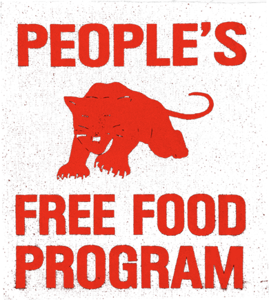 Peoples Free Food Program Vintage Social Justice Gift Hooded Wearable Blanket