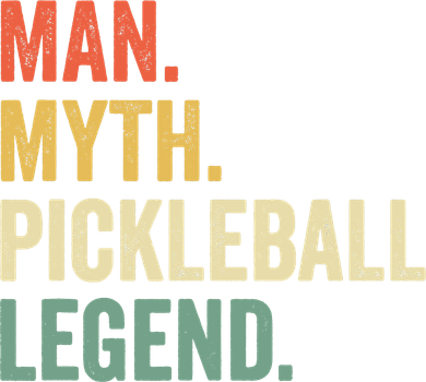 Pickleball Funny Man Myth Legend Father's Day Vintage Doggie Tank