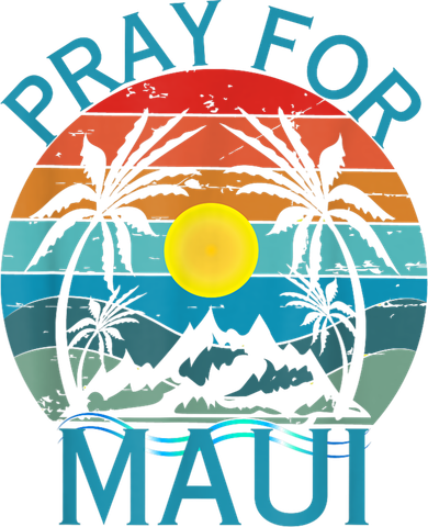 Pray For Maui Hawaii Strong Santa Hat