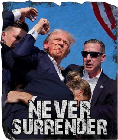 Pray For President Trump Never Surrender Pajama Set