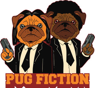 Pug Fiction Kids Sweatshirt