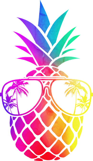 Pineapple Funny Pineapple Hawaii Summer Pineapple Kids T-Shirt