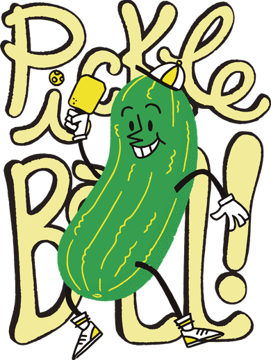 Pickleball Funny Pickle Sport Toddler Sweatshirt
