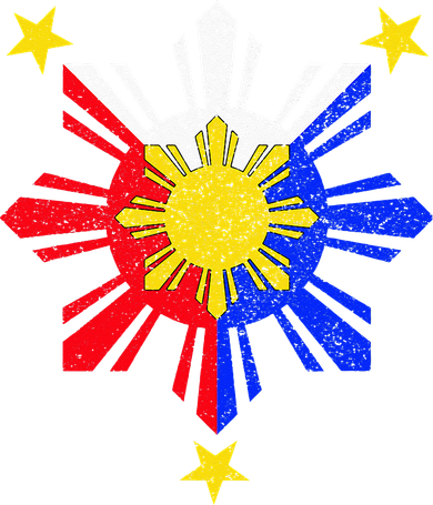 Pinoy Filipino Philippine Flag Sun Toddler Long Sleeve