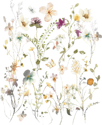 Pressed Flowers T Boho Wildflowers Cottagecore Coaster