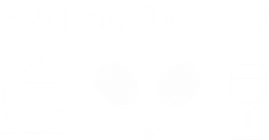 Plan For The Day Coffee Tennis And Wine Tennis Lover Gift Women's Tank Top