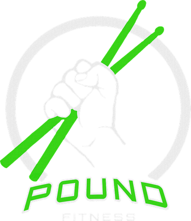 Pound Fitness With Drumsticks Graphic Coaster