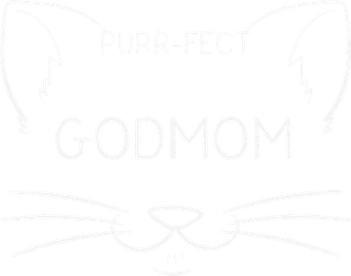Purrfect Godmom Funny Cat Lover Godmother Kitty Owner Backpack