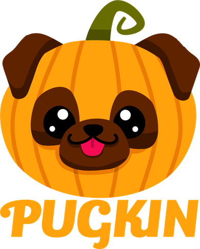Pugkin Pumpkin Pug Tote Bag