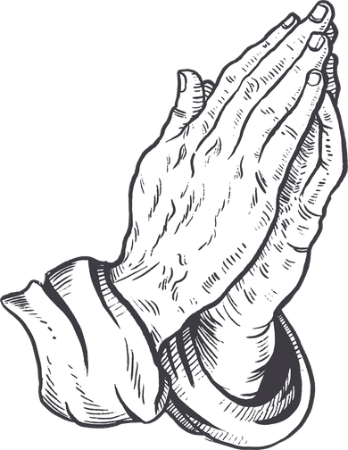 Praying Hands Baby Bodysuit