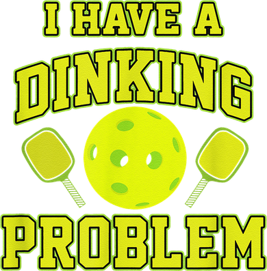 Pickleball Humor I Have A Dinking Problem Funny Toddler Hoodie