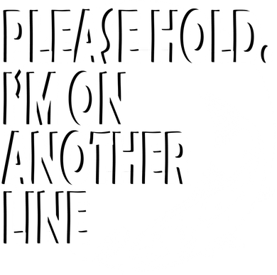 Please Hold I'm On The Other Line Backpack