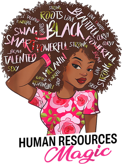 Proud Human Resources That Magic Black Afro HR Job Pride Hat